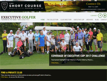 Tablet Screenshot of executivegolfermagazine.com